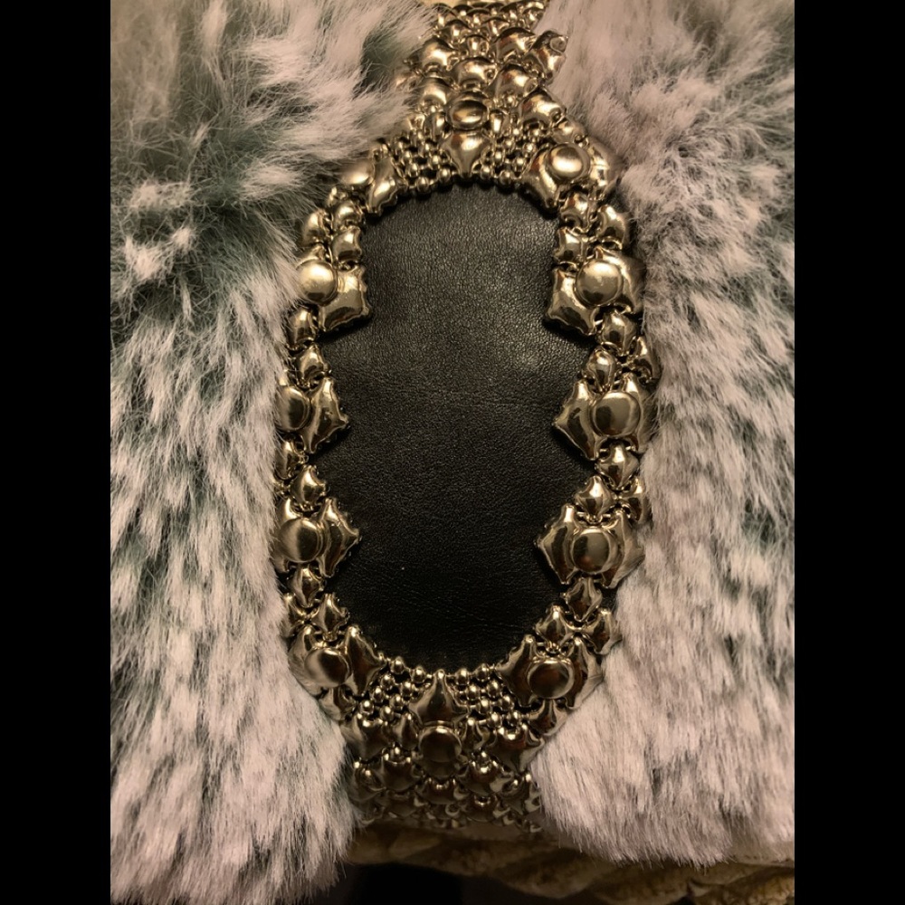 Sergio Gutierrez Liquid Metal & Leather Bracelet